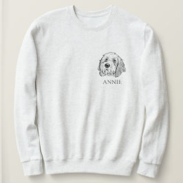Goldendoodle Hund Personalisiert Zeichn Sweatshirt