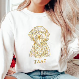 Goldendoodle Hund Personalisierter Sweatshirt