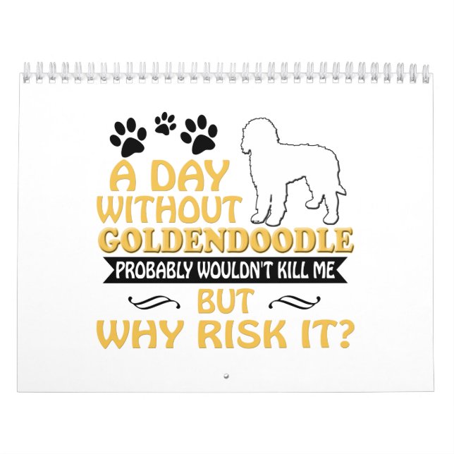 Goldendoodle Kalender 2019 2020 (Titelbild)