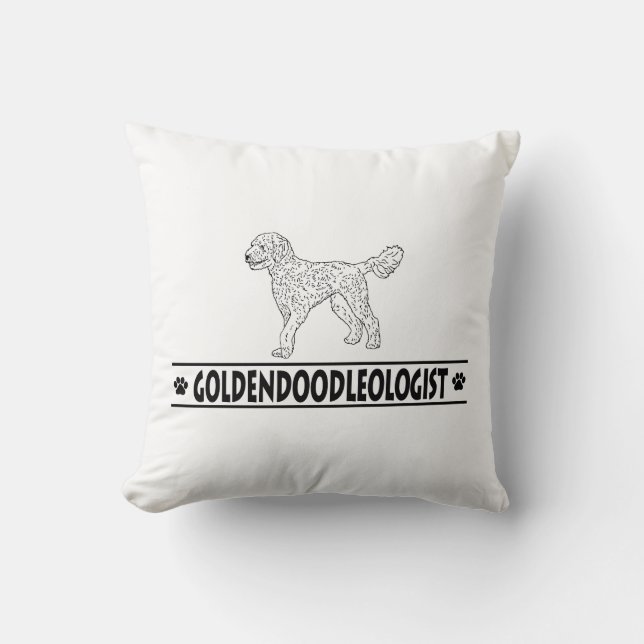 Goldendoodle Kissen (Vorderseite)