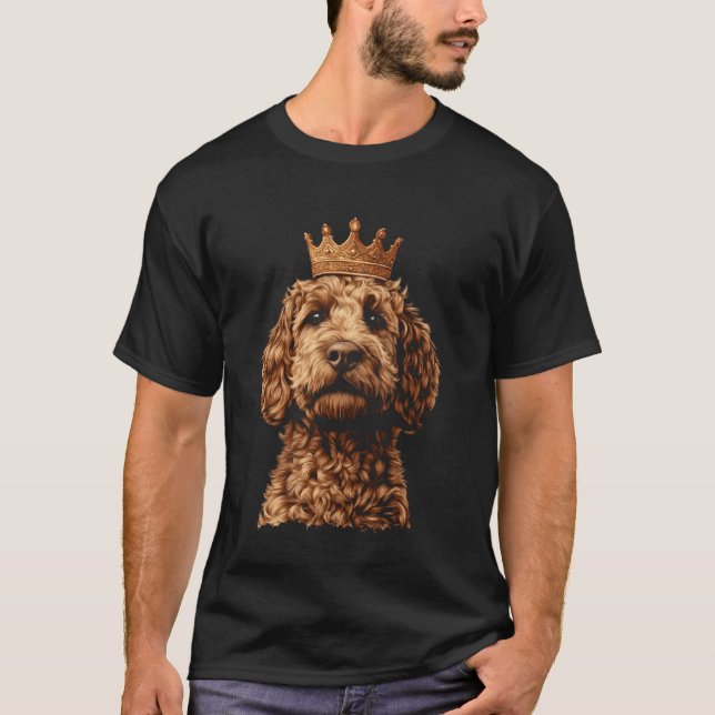 Goldendoodle-Königskrone T-Shirt (Vorderseite)