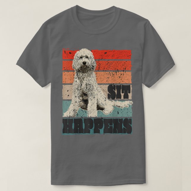 Goldendoodle & Labradoodle-Hund Mutter lustiges Sp T-Shirt (Design vorne)