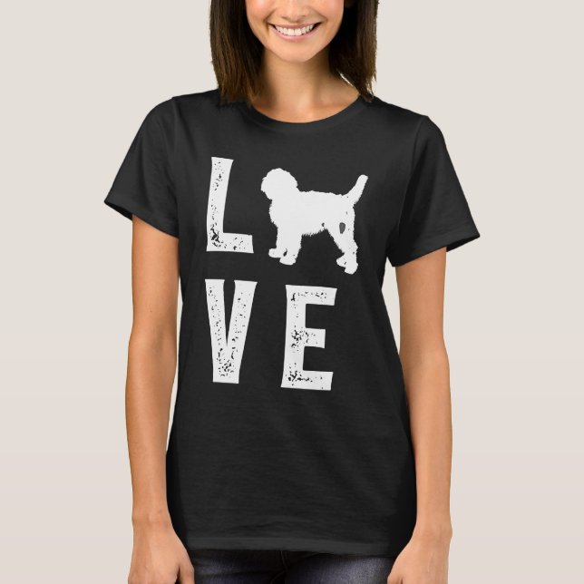 Goldendoodle-Liebe T-Shirt (Vorderseite)