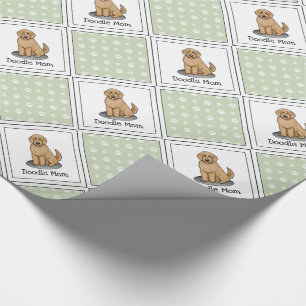 Goldendoodle-Mama Doodle-Mama (goldrot) Hundemutte Geschenkpapier
