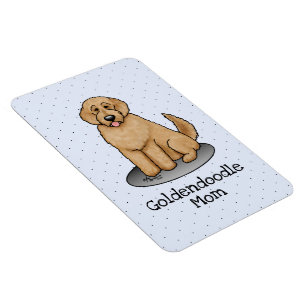 Goldendoodle-Mama Doodle-Mama (goldrot) Hundemutte Magnet