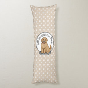 Goldendoodle-Mama Doodle-Mama (goldrot) Hundemutte Seitenschläferkissen