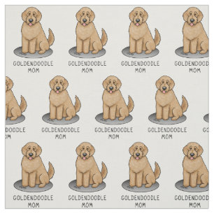Goldendoodle-Mama Doodle-Mama (goldrot) Hundemutte Stoff