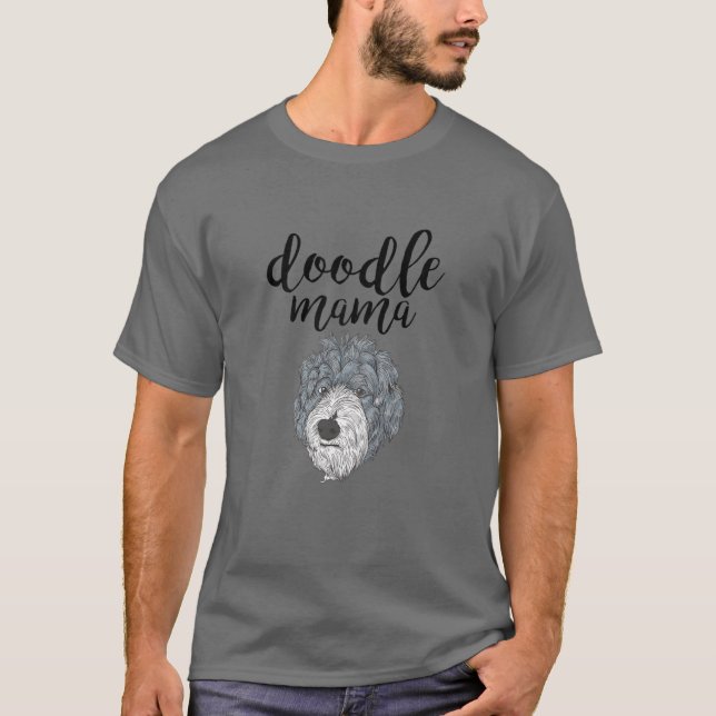 Goldendoodle Mama - Doodle Mama Niedlich Golden Do T-Shirt (Vorderseite)