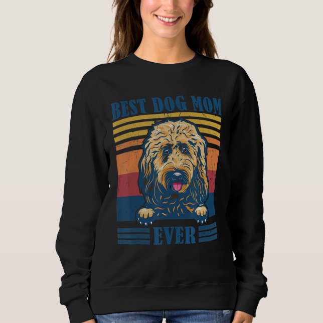 Goldendoodle Mama Ever Dog Mama Muttertag Sweatshirt (Vorderseite)