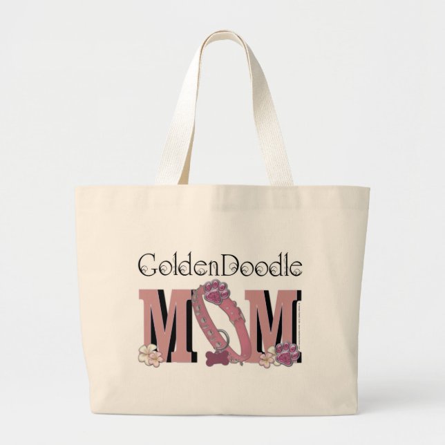GoldenDoodle MAMA Jumbo Stoffbeutel (Vorne)