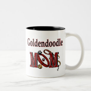 Goldendoodle Mama-Tasse Zweifarbige Tasse