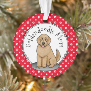 Goldendoodle Mom Doodle Mom (rouge doré)