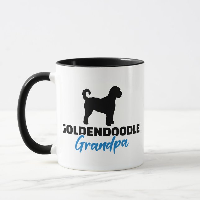 Goldendoodle Opa Tasse (Links)