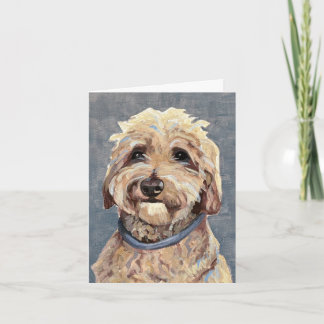 Goldendoodle Peint à la main sur toile