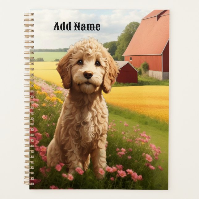 Goldendoodle Planer (Vorderseite)