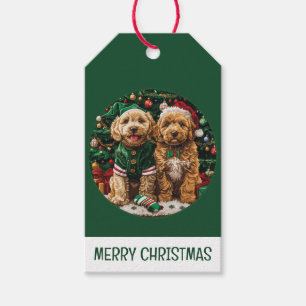 Goldendoodle Puppy Hunde Geschenkanhänger