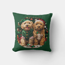 Goldendoodle Puppy Hunde Kissen