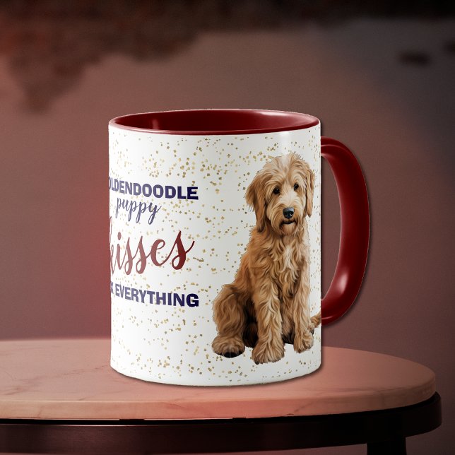 Goldendoodle Puppy Kisses Alles reparieren Tasse (Von Creator hochgeladen)