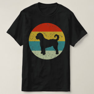 Goldendoodle Retro Vintage Silhouette 70er T-Shirt