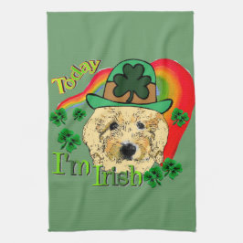 Goldendoodle St Patricks Day Handtuch