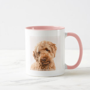 Goldendoodle Studio Portrait Tasse