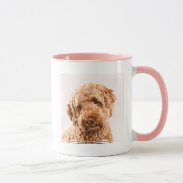 Goldendoodle Studio Portrait Tasse (Rechts)
