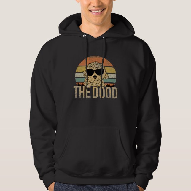 Goldendoodle The Dood Vintage Retro Hoodie (Vorderseite)