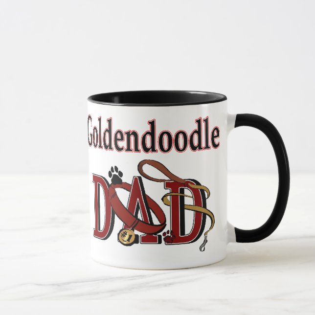 Goldendoodle Vater Geschenke Tasse (Rechts)
