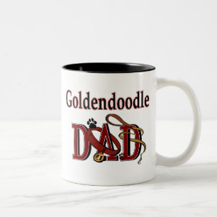 Goldendoodle Vater-Tasse Zweifarbige Tasse