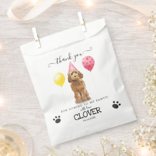 Goldendoodle Vielen Dank, dass Sie Hund Leckerei G Geschenktütchen