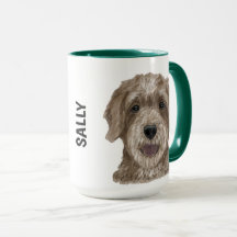 Goldendoodle Wasserfarbe Persönliche Umarmung