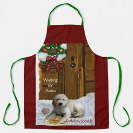 Goldendoodle Weihnachtsgeschenke Schürze