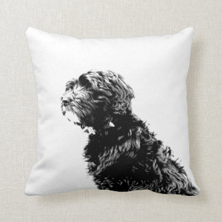 Goldendoodle Welpe Art Kissen