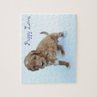Goldendoodle Welpen-Puzzle
