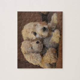 Goldendoodle Welpen-Puzzlespiel