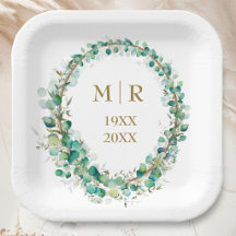 Goldene 50. Hochzeitstag Eukalyptus Floral