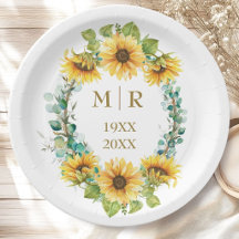 Goldene 50. Hochzeitstag-Sonnenblumen-Blumen