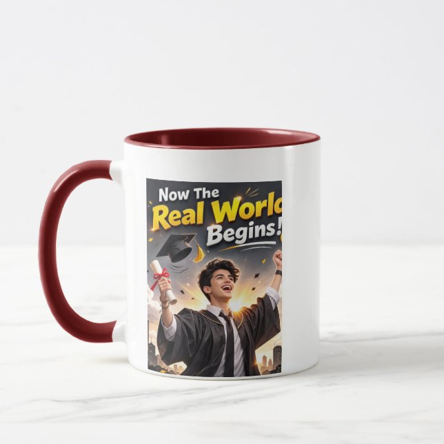 Goldene Abschlussfeier 2026 Tasse (Links)