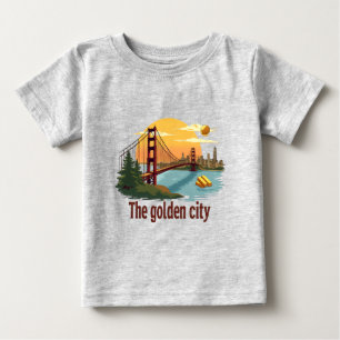 Goldene Altstadt Baby T-shirt