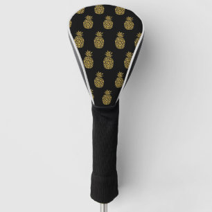 Goldene Ananas Glitter Tropischer Früchte Liebhabe Golf Headcover