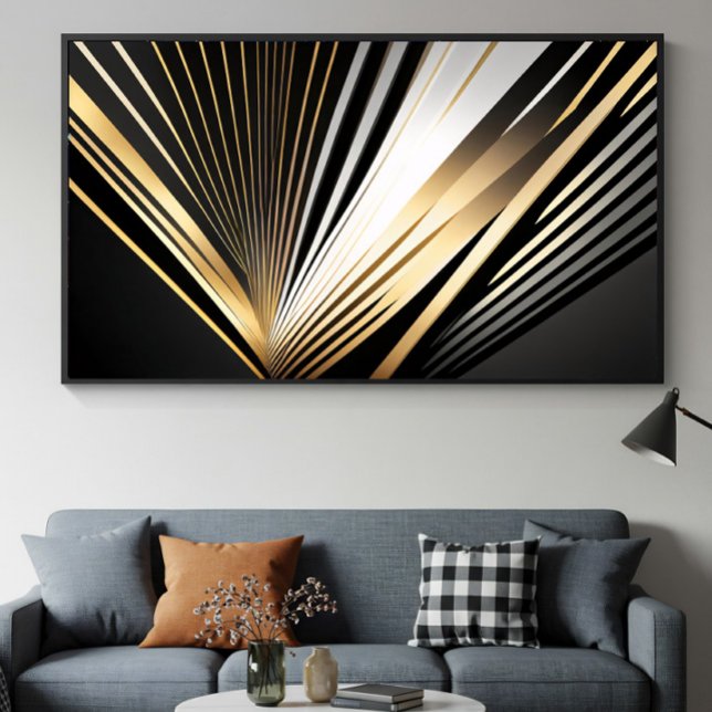 Goldene Art Deco Pracht Poster (Von Creator hochgeladen)