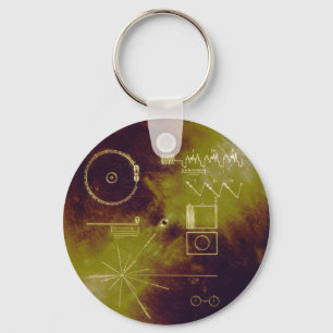 Goldene Aufzeichnungs-Töne des Voyager-1 und 2 vo Schlüsselanhänger