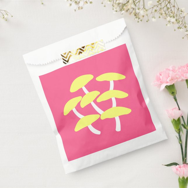 Goldene Austernpilz-Geschenktüte Geschenktütchen (Versiegelt)