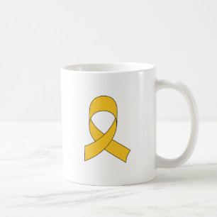 Goldene Band Zeichnung Kaffeetasse