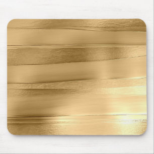 goldene Bandstruktur metallisch stilvoll Mousepad