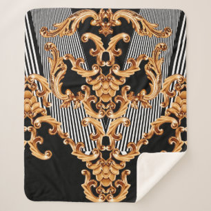 Goldene Barockschmuck Sherpadecke