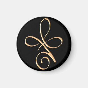 Goldene bedingungslose Liebe Magnet