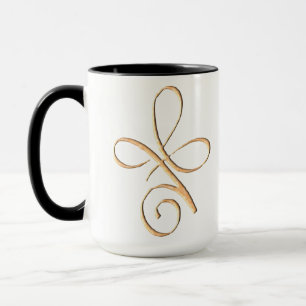 Goldene bedingungslose Liebe Tasse