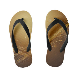 Goldene Beleuchtung Kinderbadesandalen