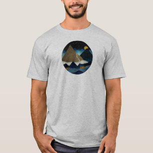 Goldene Bergketten T-Shirt